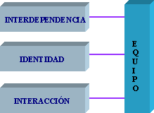 interdependencia, identidad, interaccion en equipos