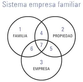 Sistema empresa familiar -  tres c�rculos de Davis � Tagiuri